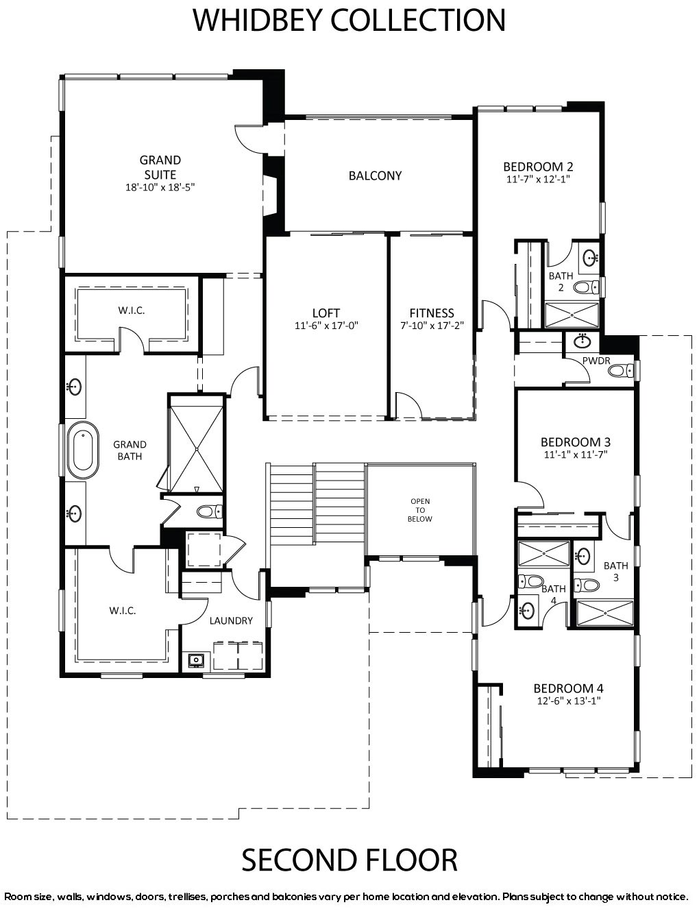 Homesite 2 Whidbey Collection Second Floor