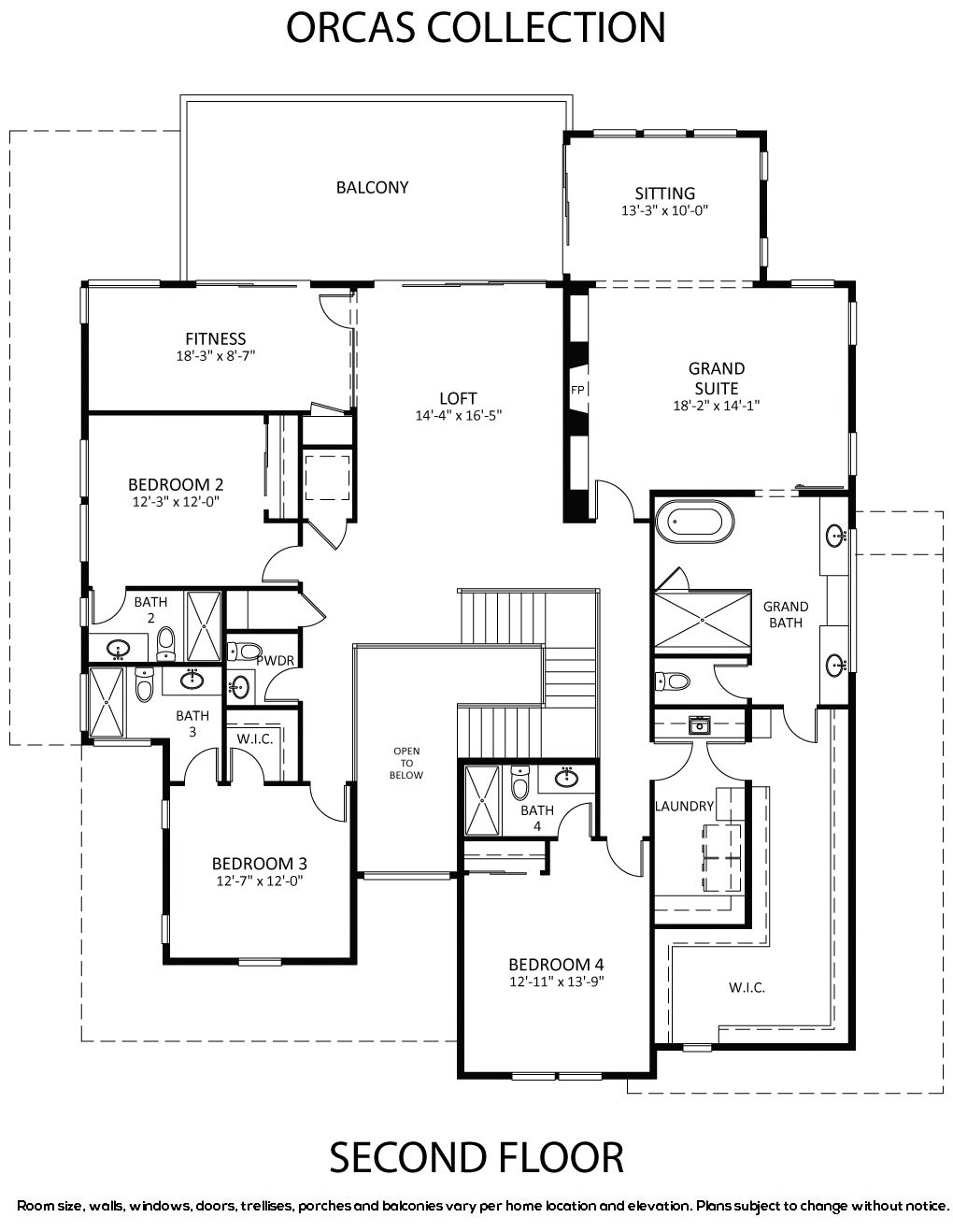 Homesite 3 Orcas Collection Second Floor